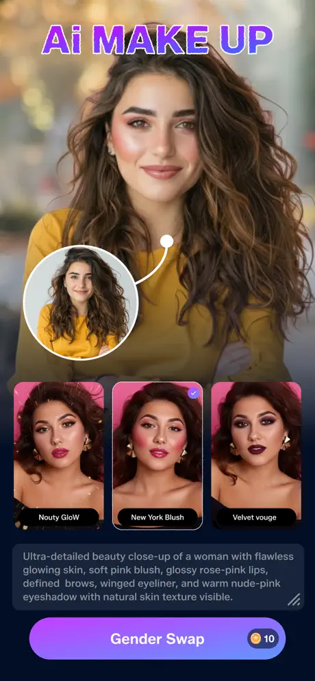 FaceMagic AI face swap app screenshot